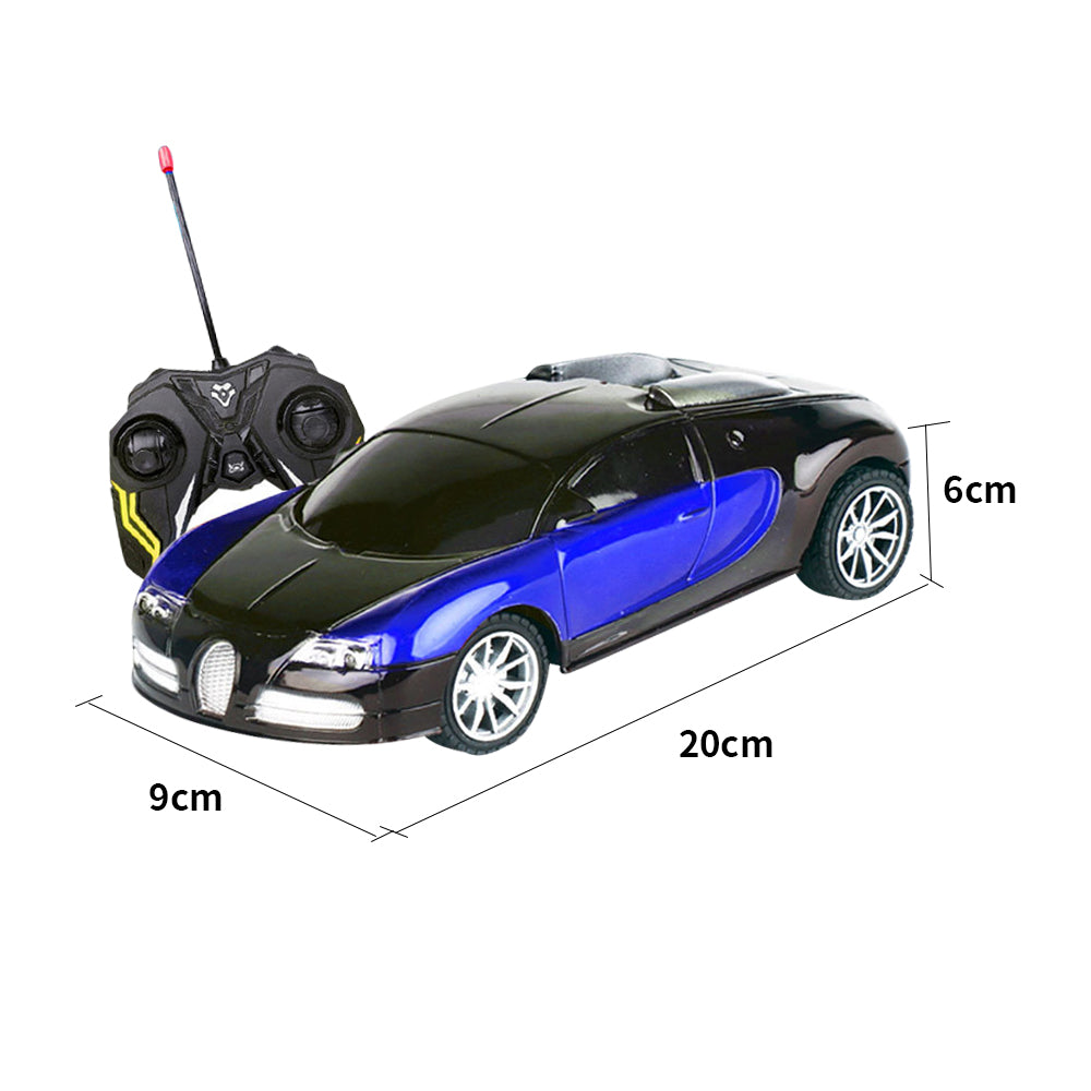 Kids 2WD Remote Control Car Toys Vehicle Rechargeable RC Drift Car Blue