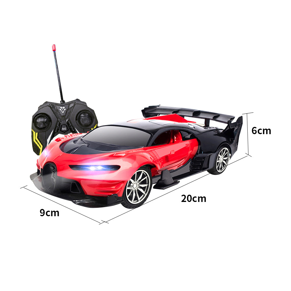 Kids 2WD Remote Control Car Toys Vehicle Rechargeable RC Drift Car Red