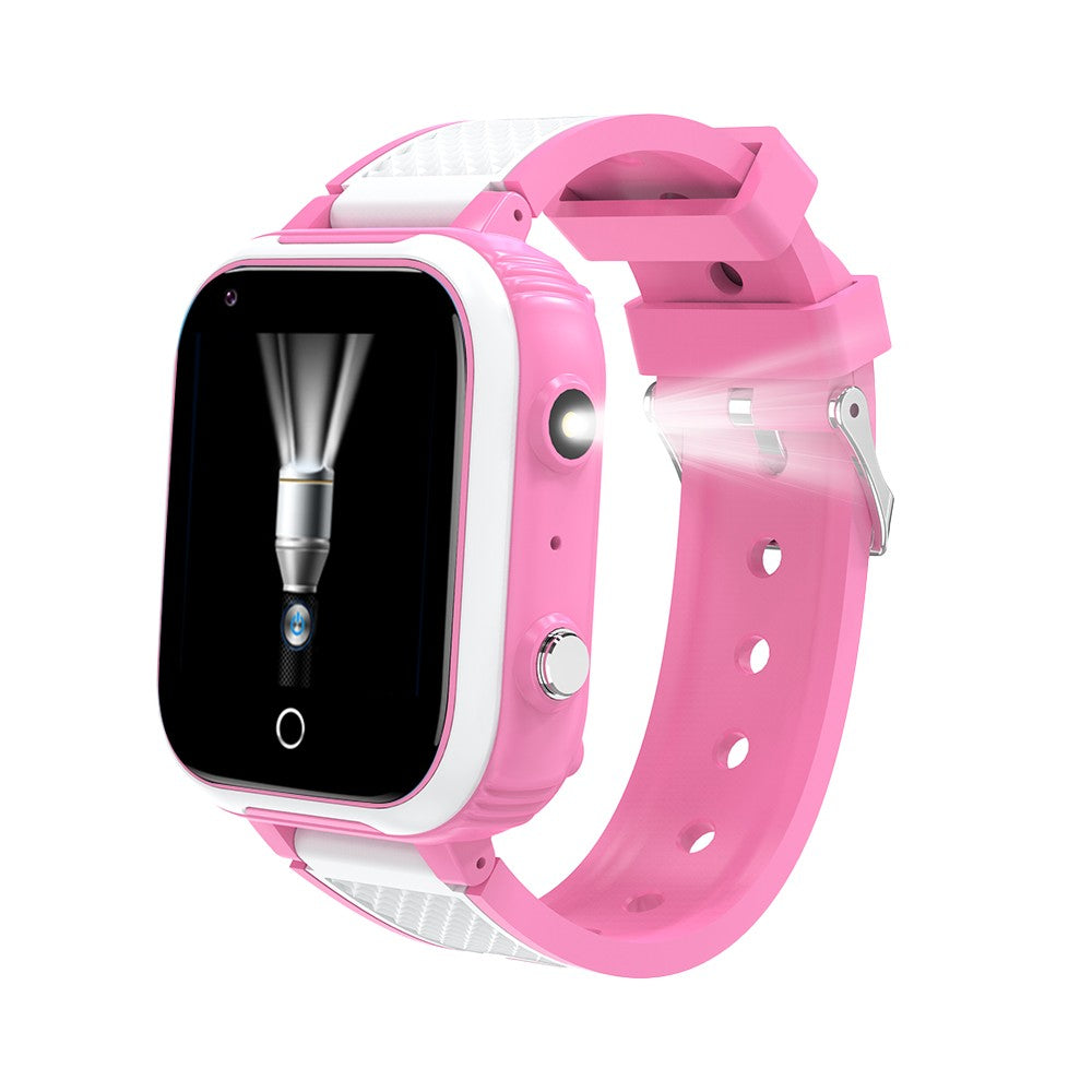 Pink 4G Kids Smart Watch SOS Video Phone Call Compatible with Android iOS