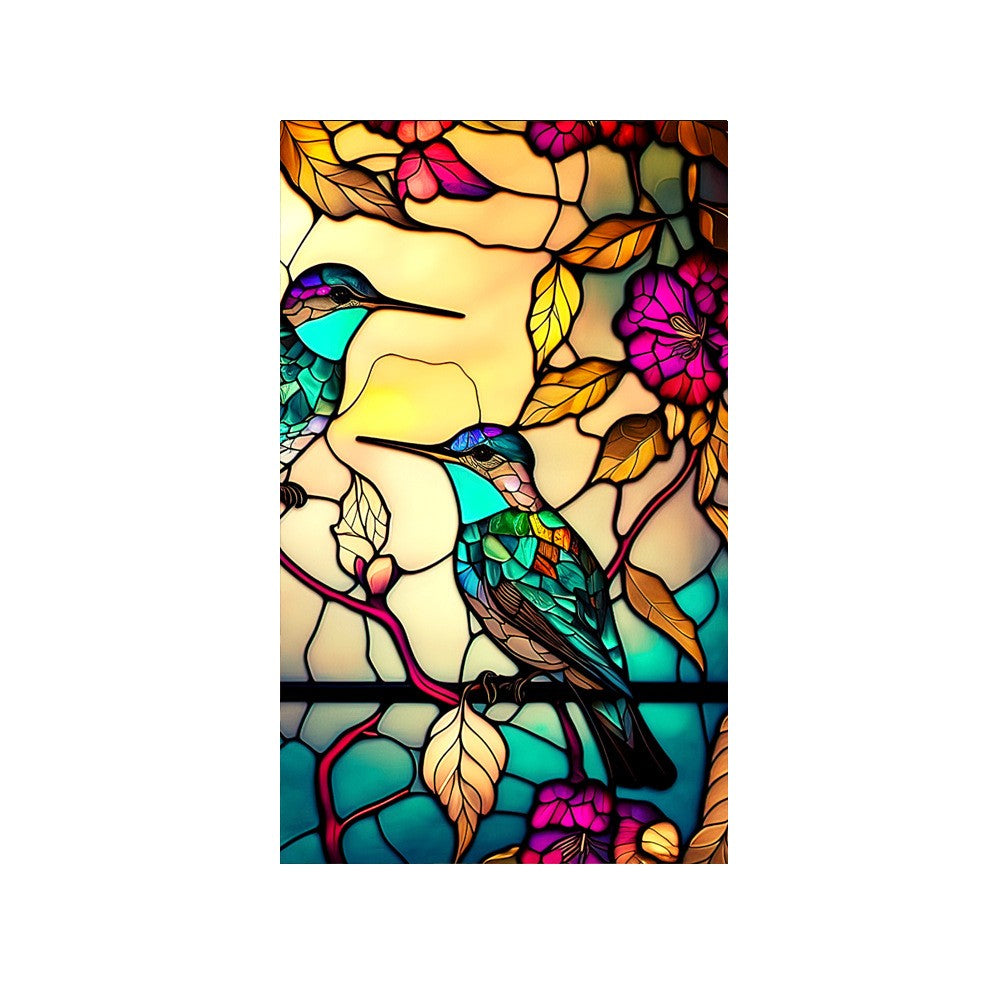 1 Sheet 100x60cm Static Cling Privacy Window Film Frosted Sticker - Style 3