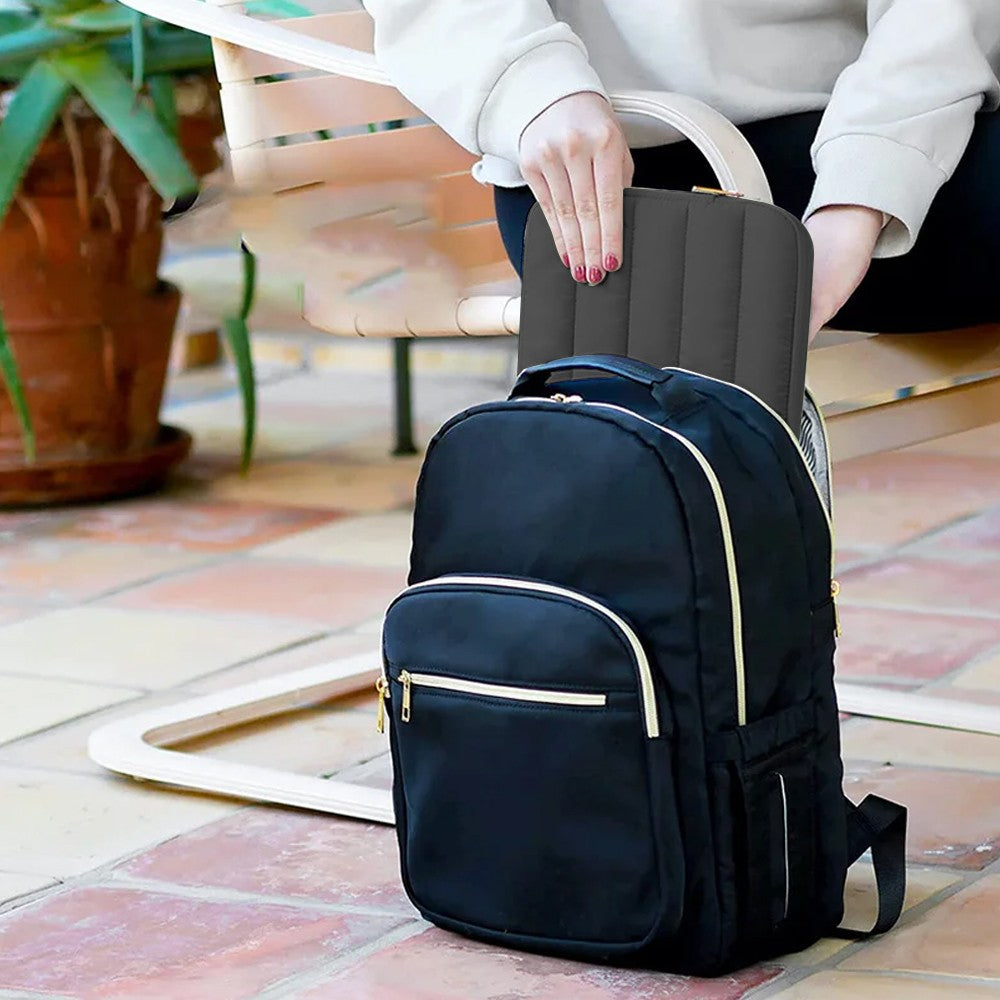 For 12.9-13.3 Inch Laptop Sleeve Anti-fall Shockproof Carrying Case - Black
