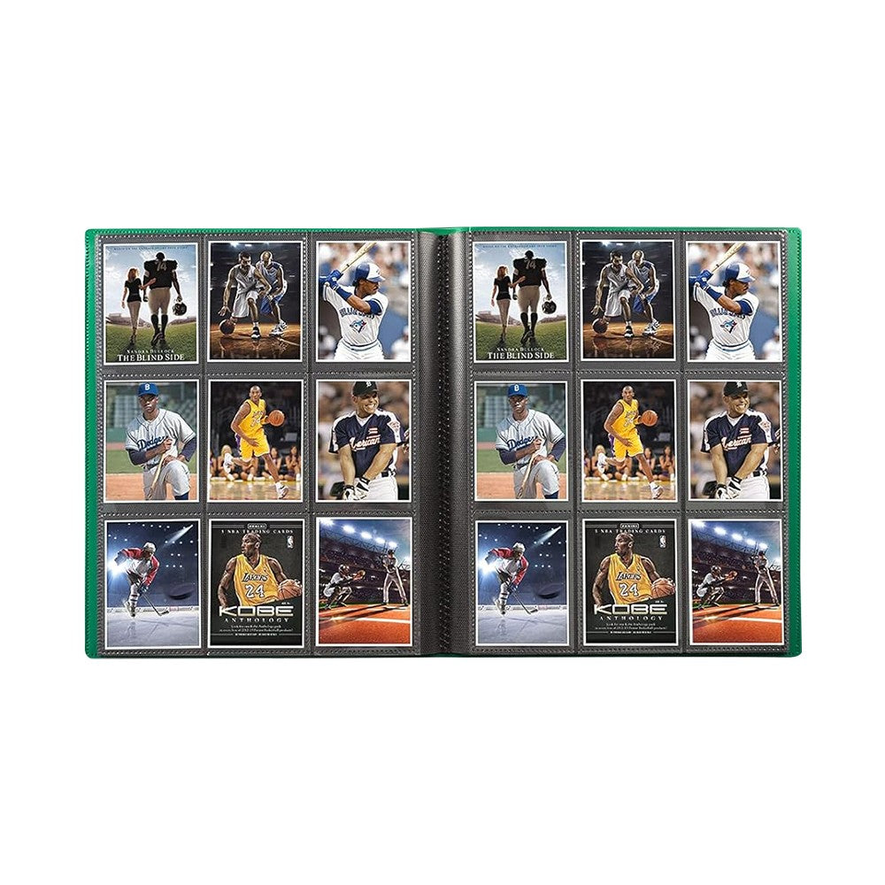 9-Pocket Card Binder Card Collection Album Folder for 360 Cards - Green