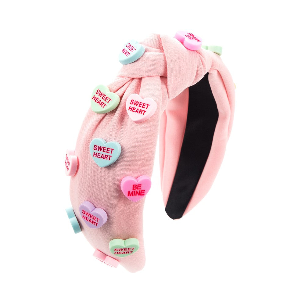 Knotted Headband Wide Top Knot Headband Hair Accessories - Pink