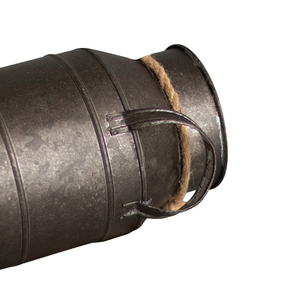 15cm High Vintage Metal Bucket Flower Pot Iron Home Garden Decor Without Letters