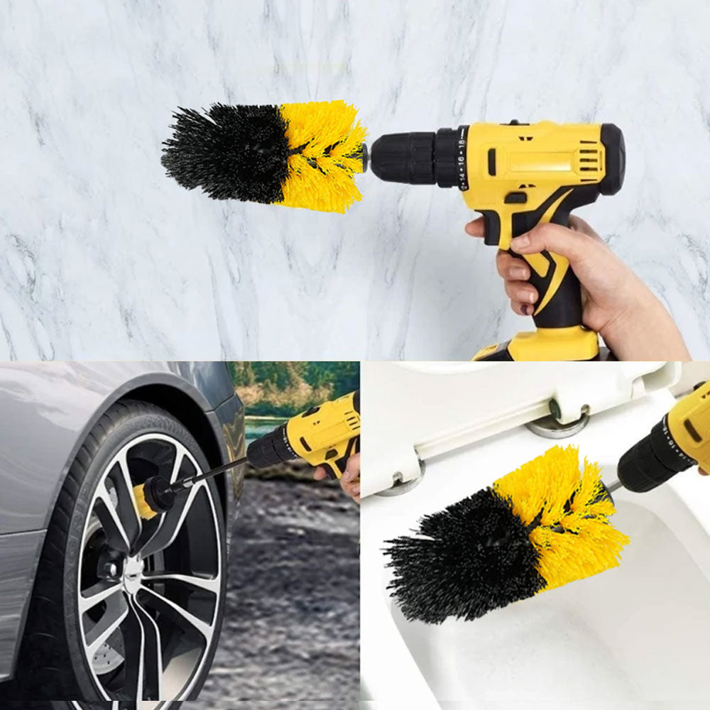 6Pcs Universal Drill Power Heavy Duty Brush Cleaning Set