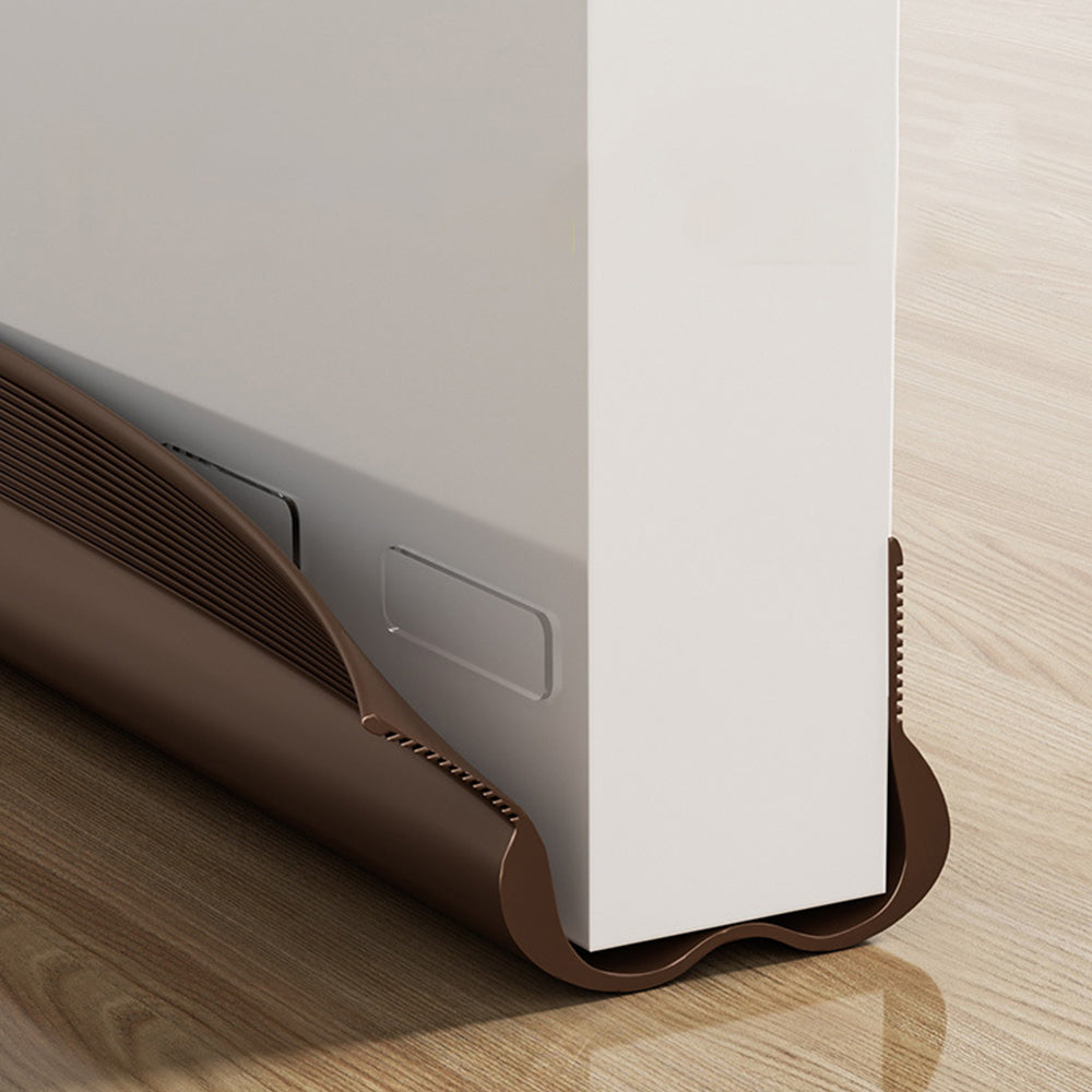 93cm Length Slide-On Under Door Seal Door Draft Stopper Brown