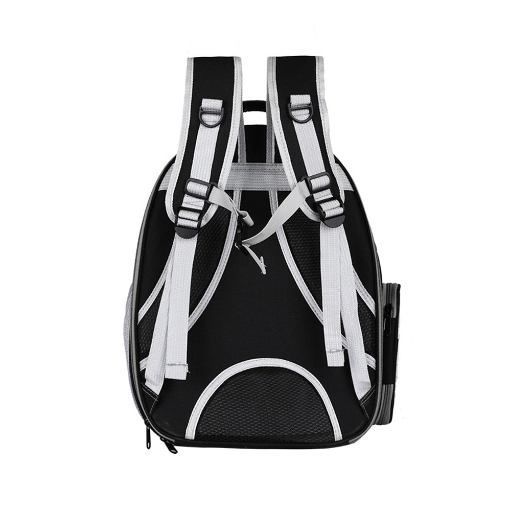 Pet Carrier Backpack Expandable Outdoor Large Capacity Pet Backpack Black