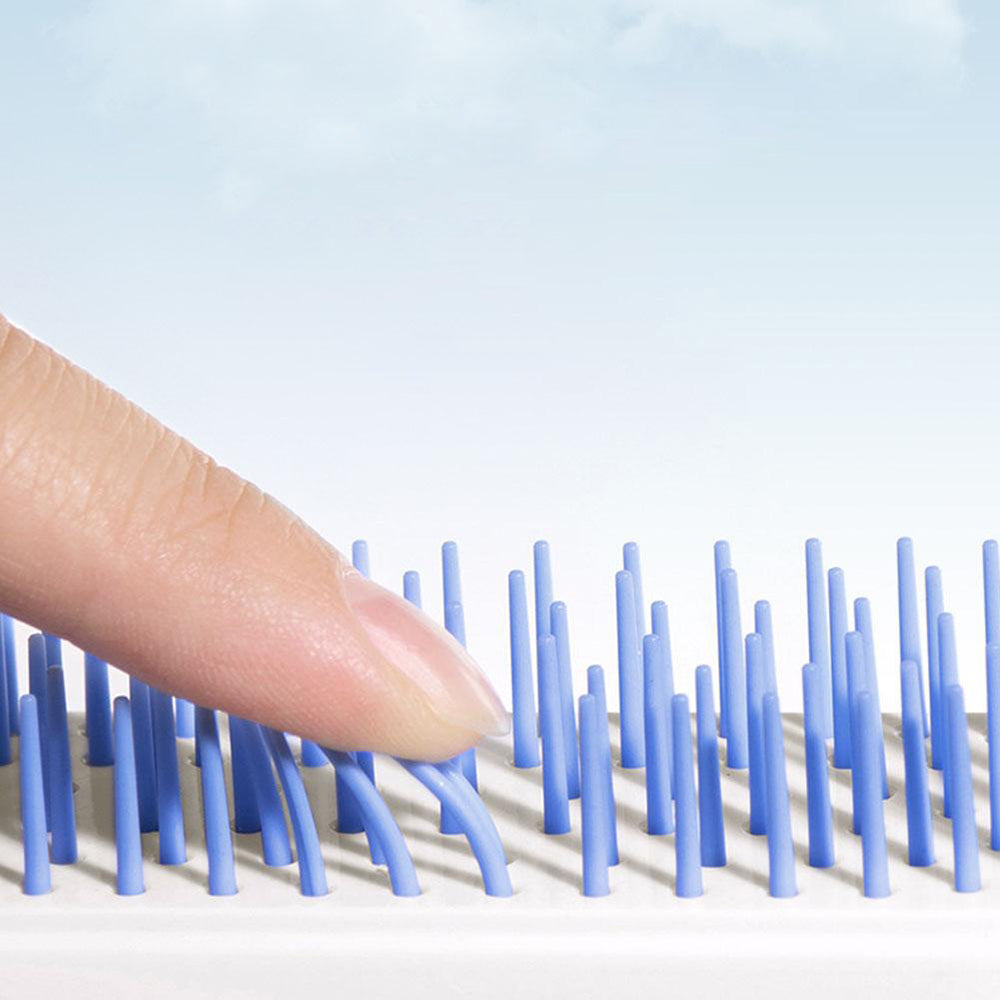 Self-Cleaning Anti-Static Massage Comb Scalable Rotate Lifting Hair Brush White