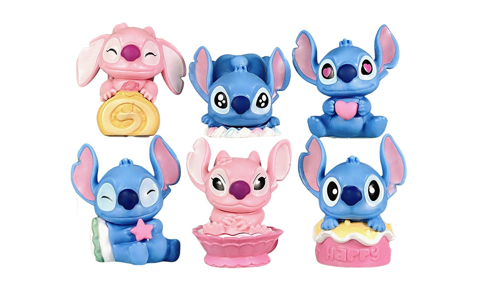 Cartoon Inspired Blind Box 6Pcs Set Collectible Figures Surprise Toys