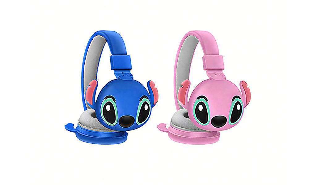 Cartoon Inspired Kids Wireless Foldable Bluetooth Headphones