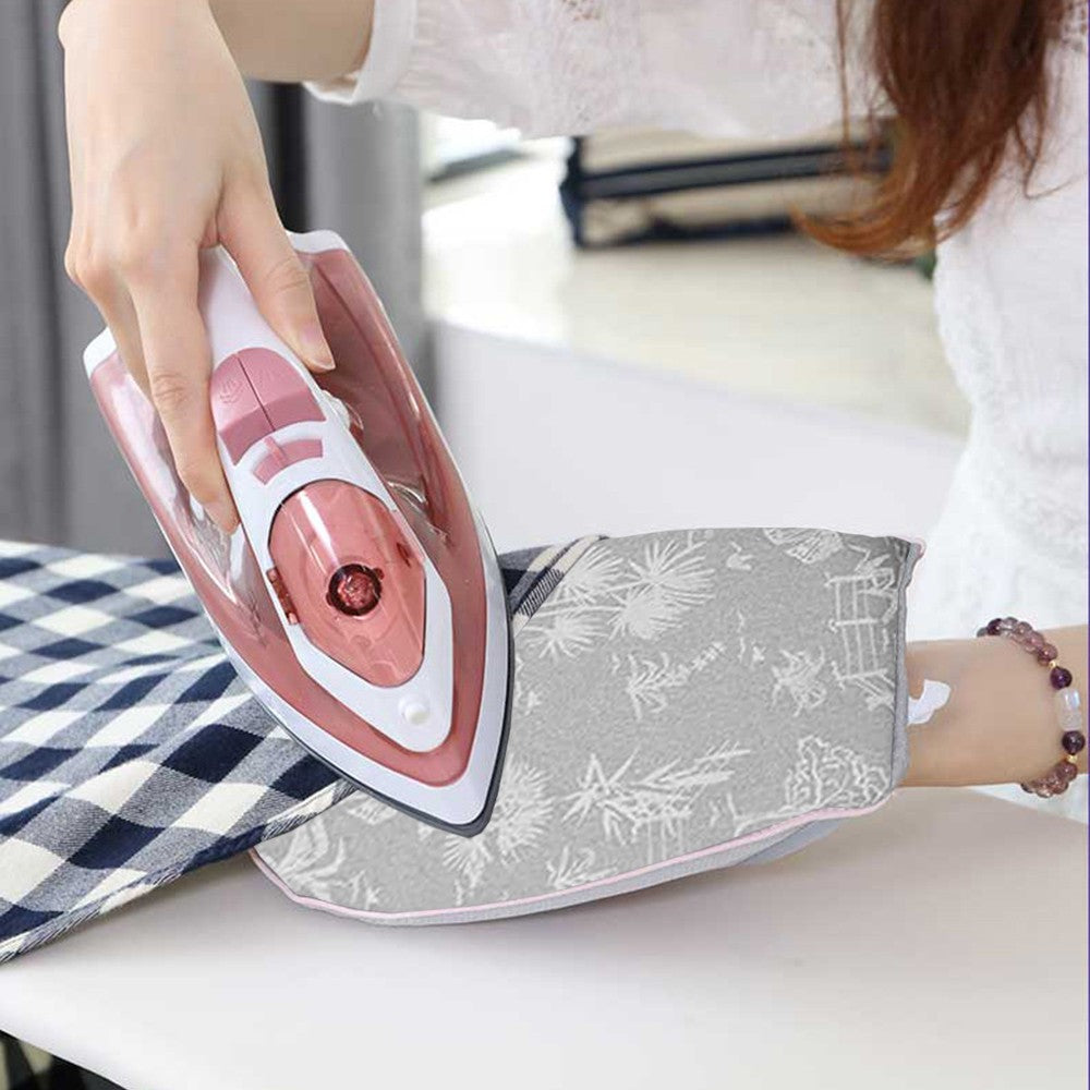 1Pc Garment Steamer Ironing Gloves with Finger Loop - Forest Style Print