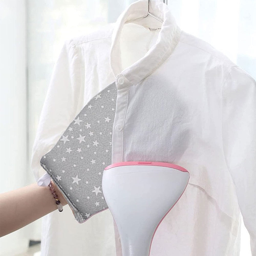 1Pc Garment Steamer Ironing Gloves with Finger Loop - Stars Style Print