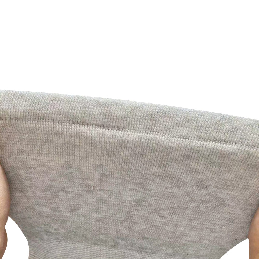 2 Pairs of Double-Sided Self-Heating Knee Pads Knee Support - Black+Grey - XL