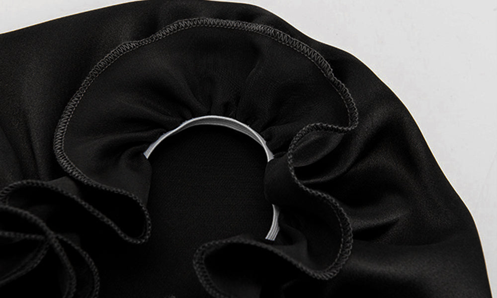 Soft Breathable 100% Mulberry Silk Sleep Night Cap Good for Your Hair Care