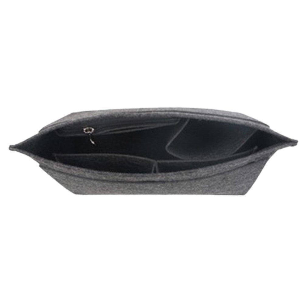 Felt Purse Handbag Organizer Insert Tote Bag Organizer Liner Bag - Black - M