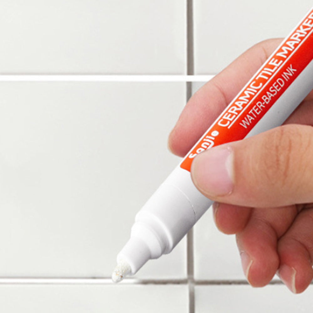 5Pcs Grout Tile Repair Pen Grout Pen Tile Paint Marker Grout Colorant Pens Beige
