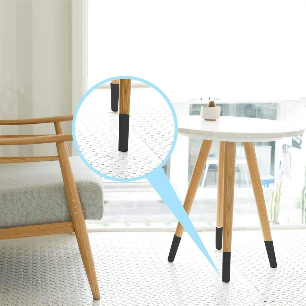 10Pcs Self-Adhesive Felt Fabric Sheets Sticky Backing Velvet Liner - Black