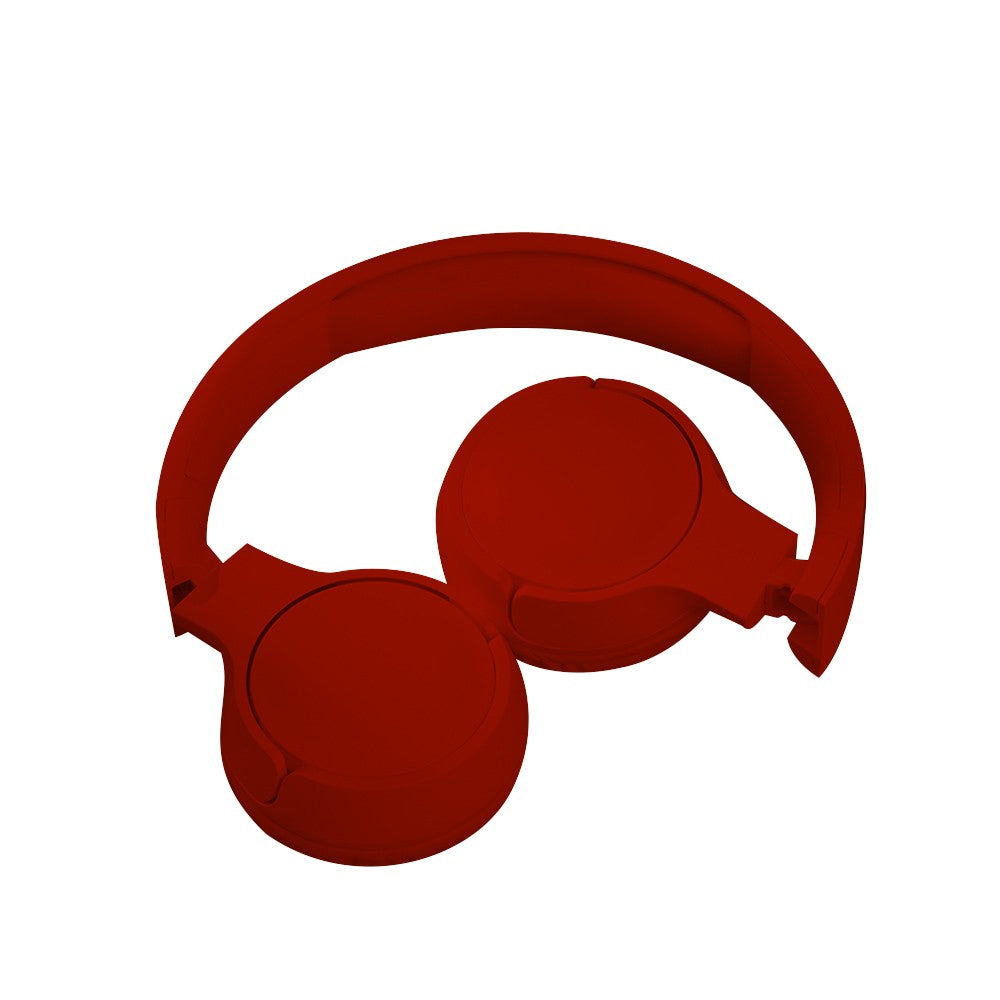 Bluetooth 5.0 Headphones Wireless Over Ear Headset Stereo Headset - Red