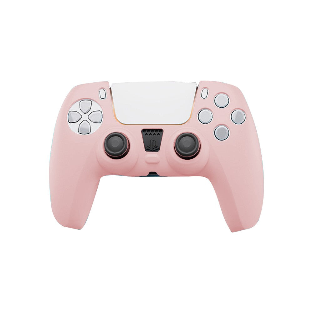 Protective Case Soft Silicone Cover for Sony Playstation 5 Controller - Pink