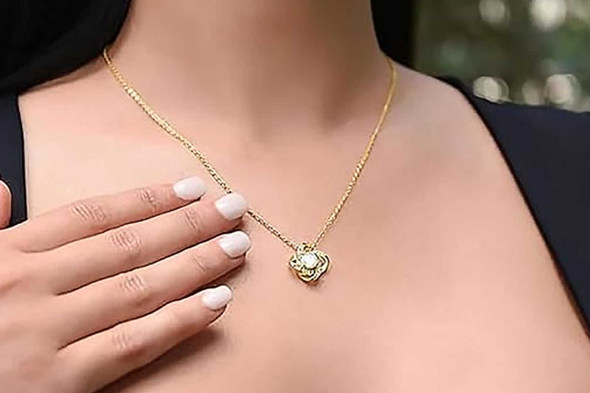 Eternal Preserved Rose Necklace with Box Set for Mom Girlfriend Wife