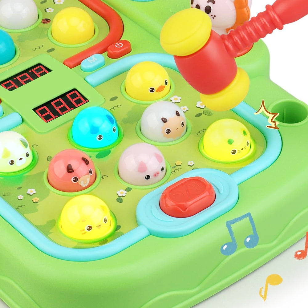Electronic Whack A Mole Game Toy for 2 Player Pounding Toy Whack Game Family Toy