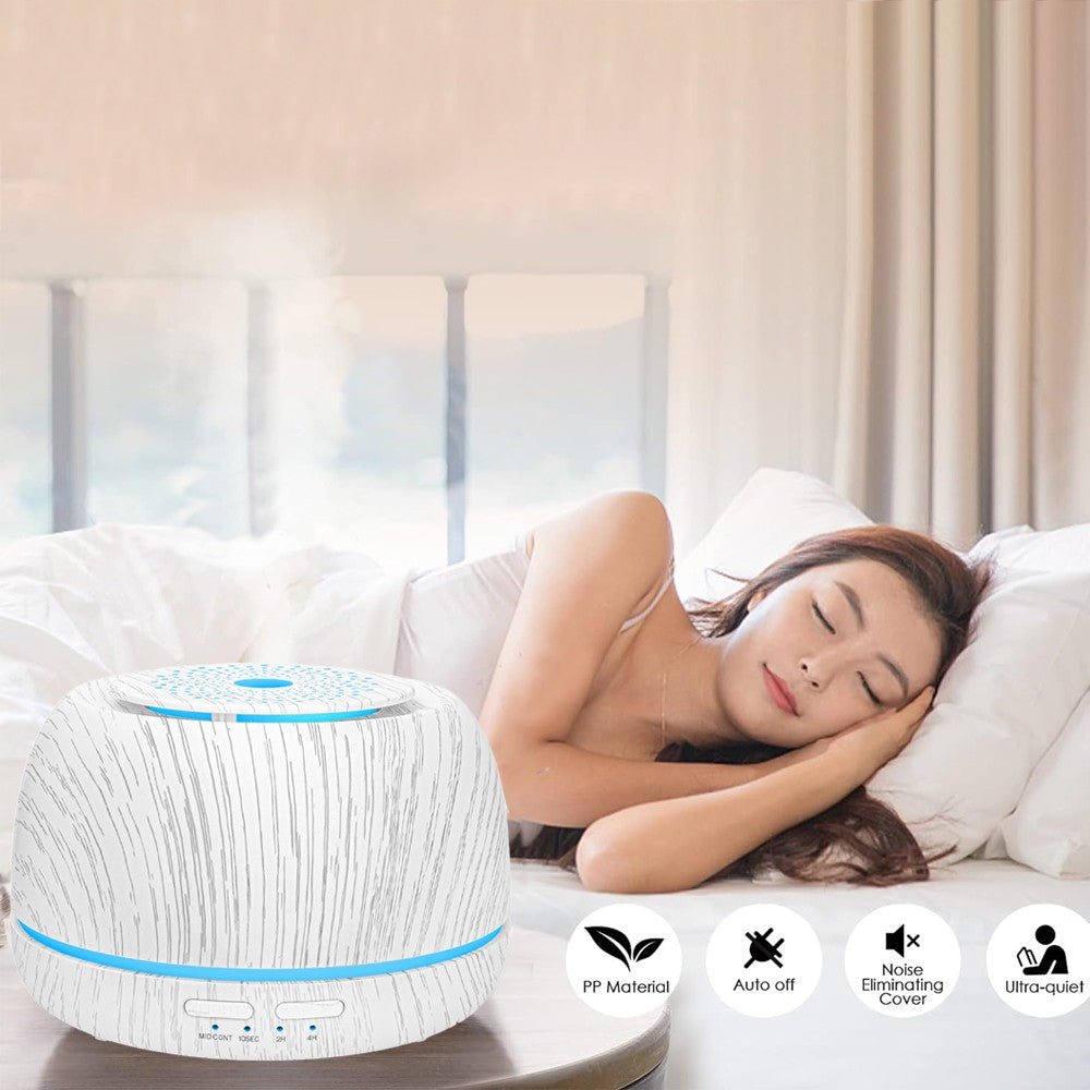 300ML Essential Oil Diffuser Aromatherapy Diffuser Mini Humidifier - White