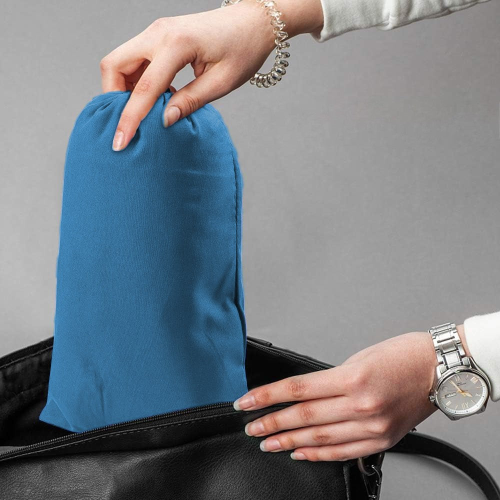 1Pc 75x210cm Portable Sleeping Bag Liner Sheet for Travel Camping - Blue