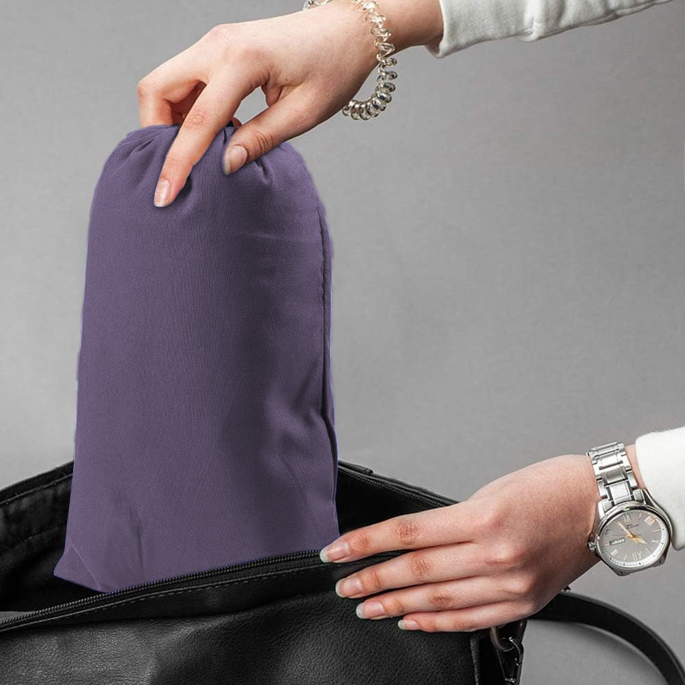 2Pcs 75x210cm Portable Sleeping Bag Liner Sheet for Travel Camping - Purple