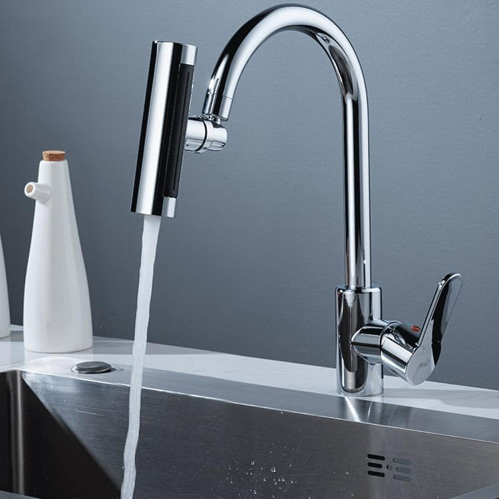 2Pcs Multi-Functional Waterfall Faucet 4 Modes Swivel Faucet Extender