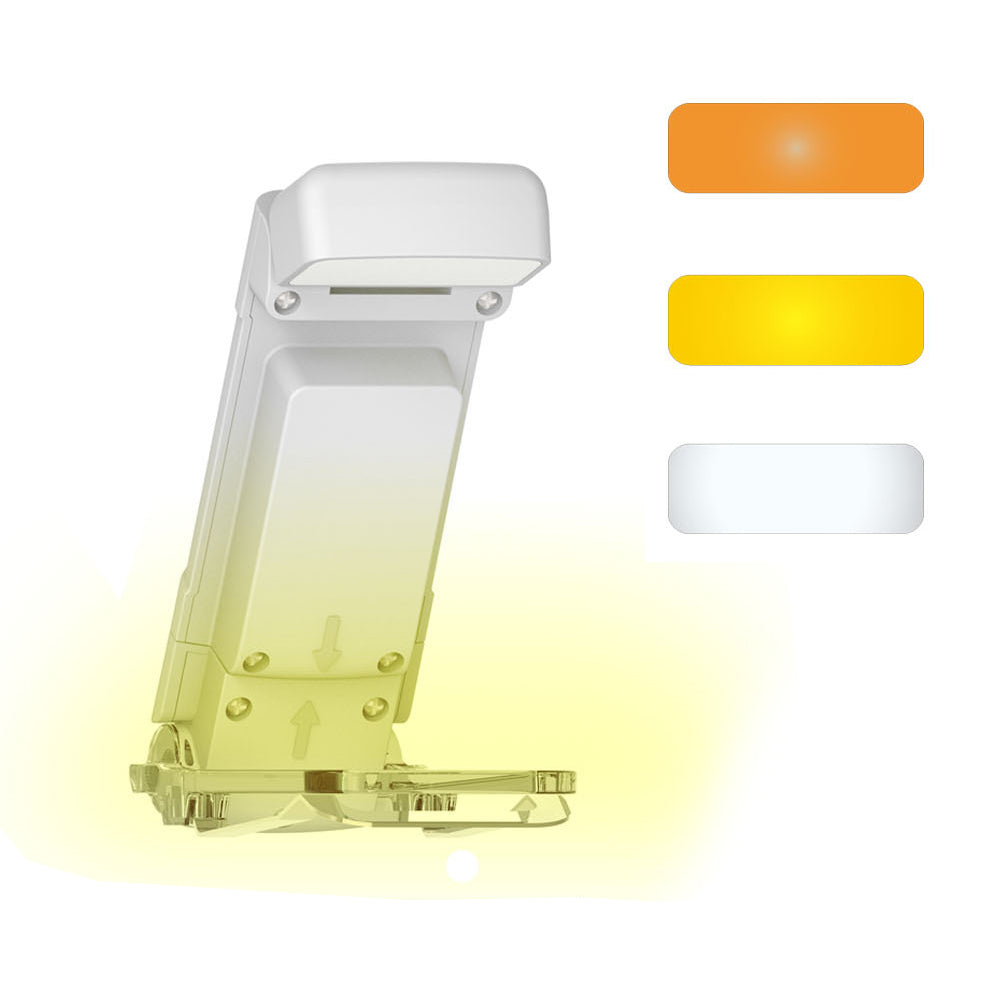 Reading Light Book Clip Lamp Bookmark Lamp USB Rechargeable Portable - Black