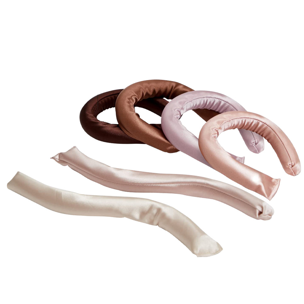 6Pcs Heatless Hair Curler for Long Medium Hair Curls Multicolor
