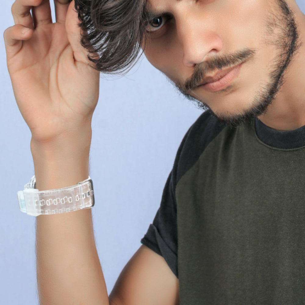 Transparent Sports Band Replacement Strap for Apple Watch 40mm/41mm