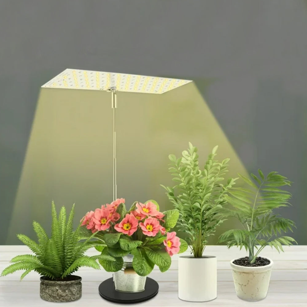 Hydroponic Full Spectrum LED Grow Light Elevating Panel Light with Base