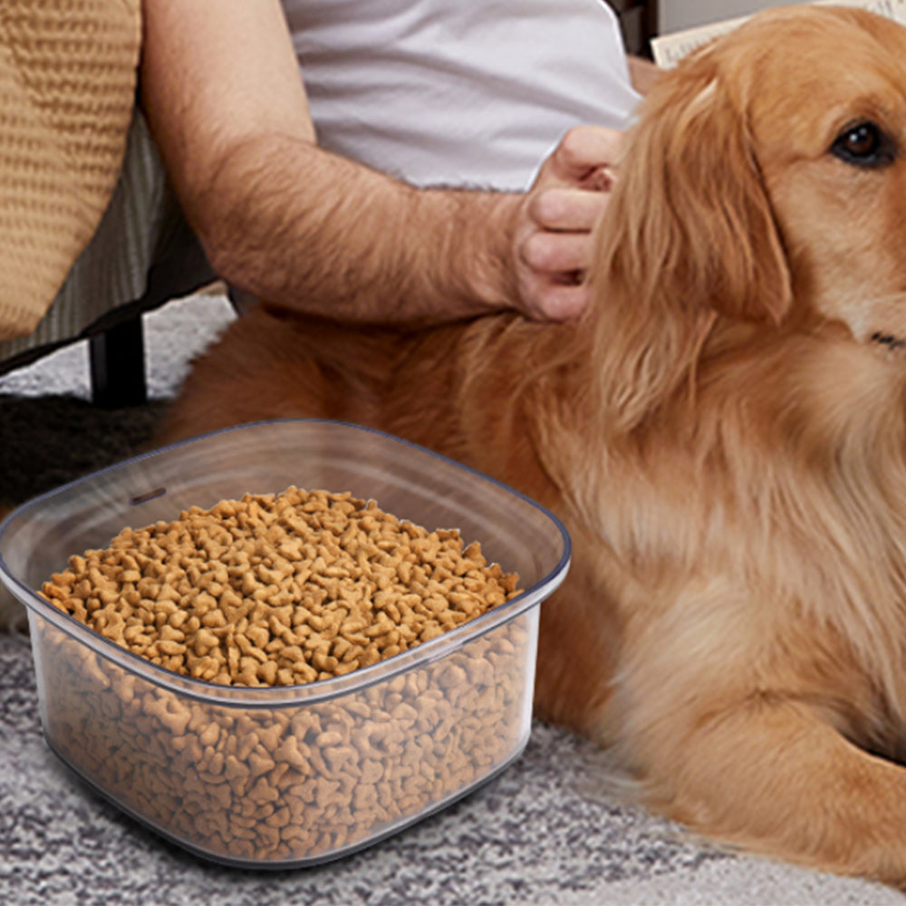 2L Pet Dog Cat Water Bowl No Spill Water Feeder Clear