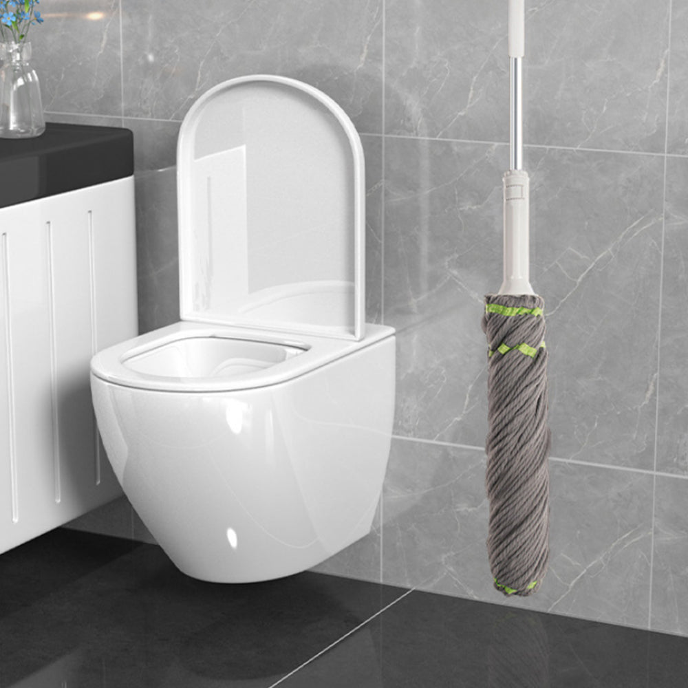 Twist Mop Fibre Spinning Self Wringing Mop with a Replacement Head Grey