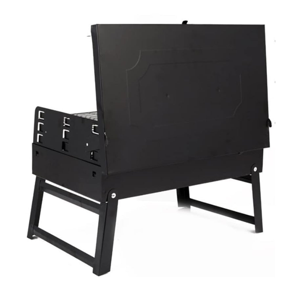 Portable Folding Charcoal BBQ Grill Barbecue Utensil for Camping Picnic Outdoor