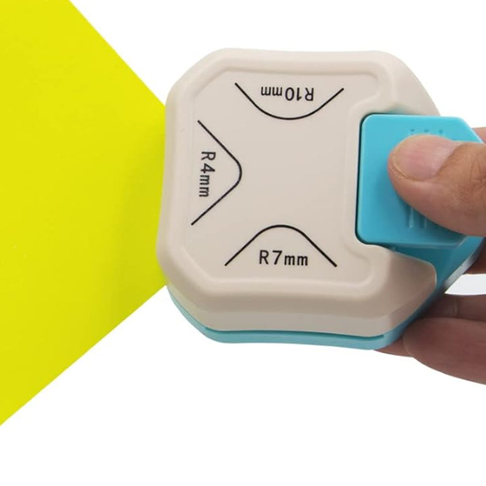 3-in-1 Corner Rounder Craft Paper Puncher Hole Punch Scrapbooking Cutter White