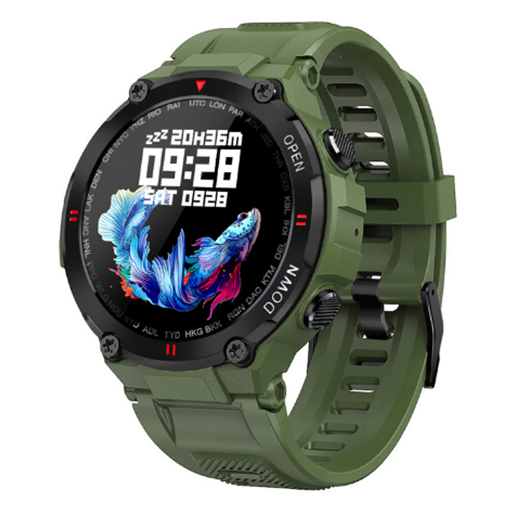 Bluetooth Smart Watch Fitness Tracker Blood Pressure Heart Rate Monitor Green