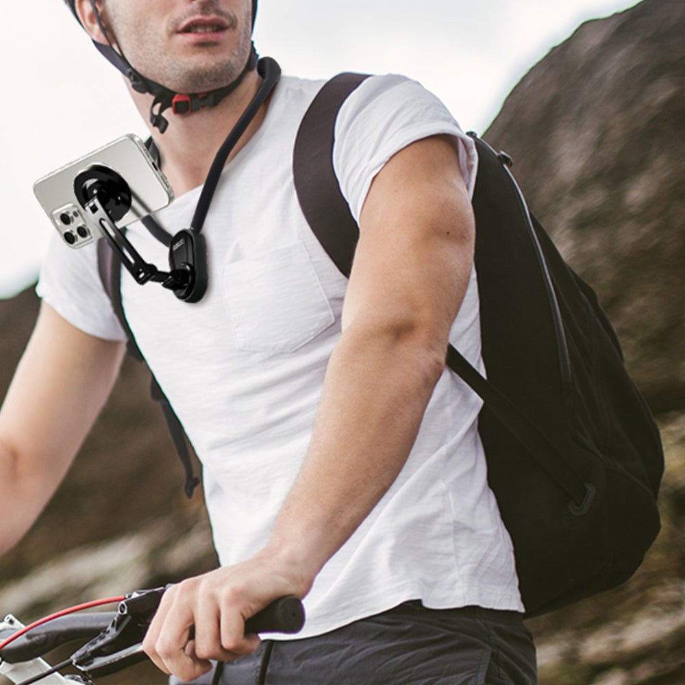 Magnetic Neck Holder Mount Hand Free Phone Holder Quick Release for GoPro