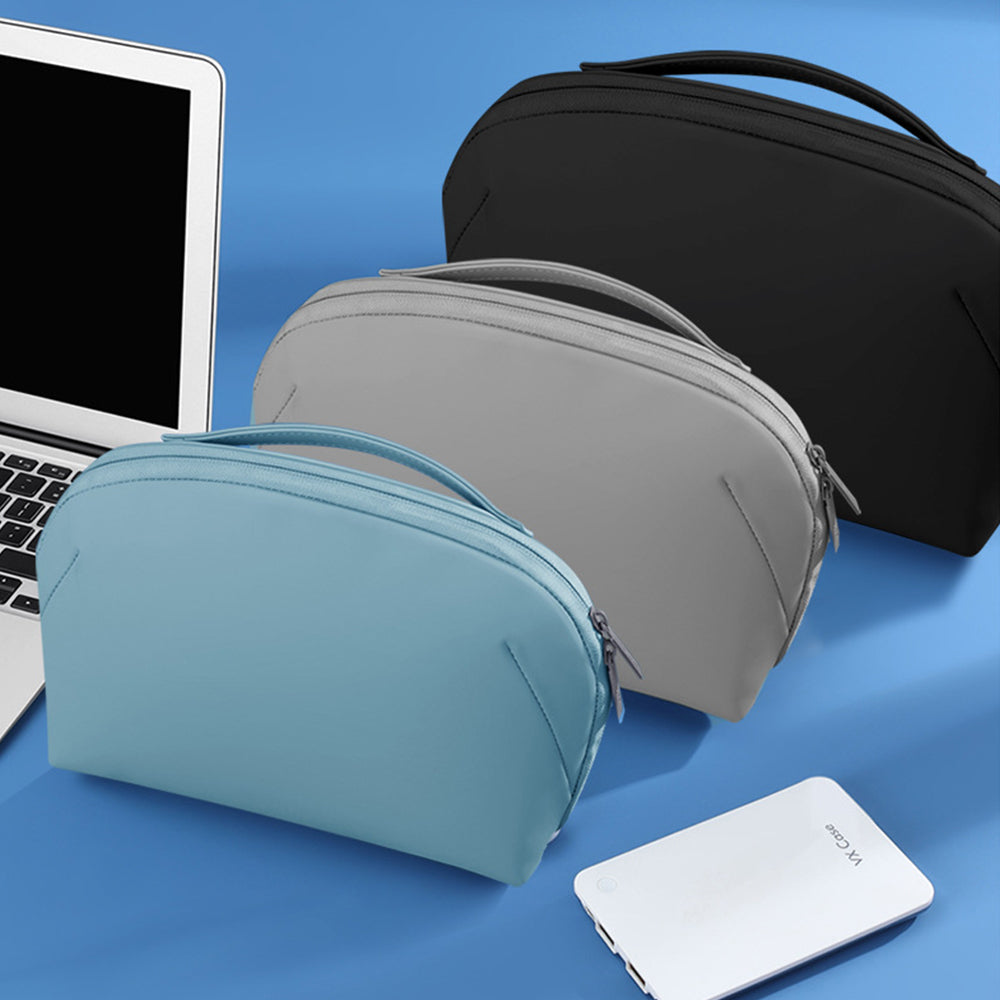 Travel Gadget Organizer Bag Portable Electronics Accessories Pouch Bag Grey S