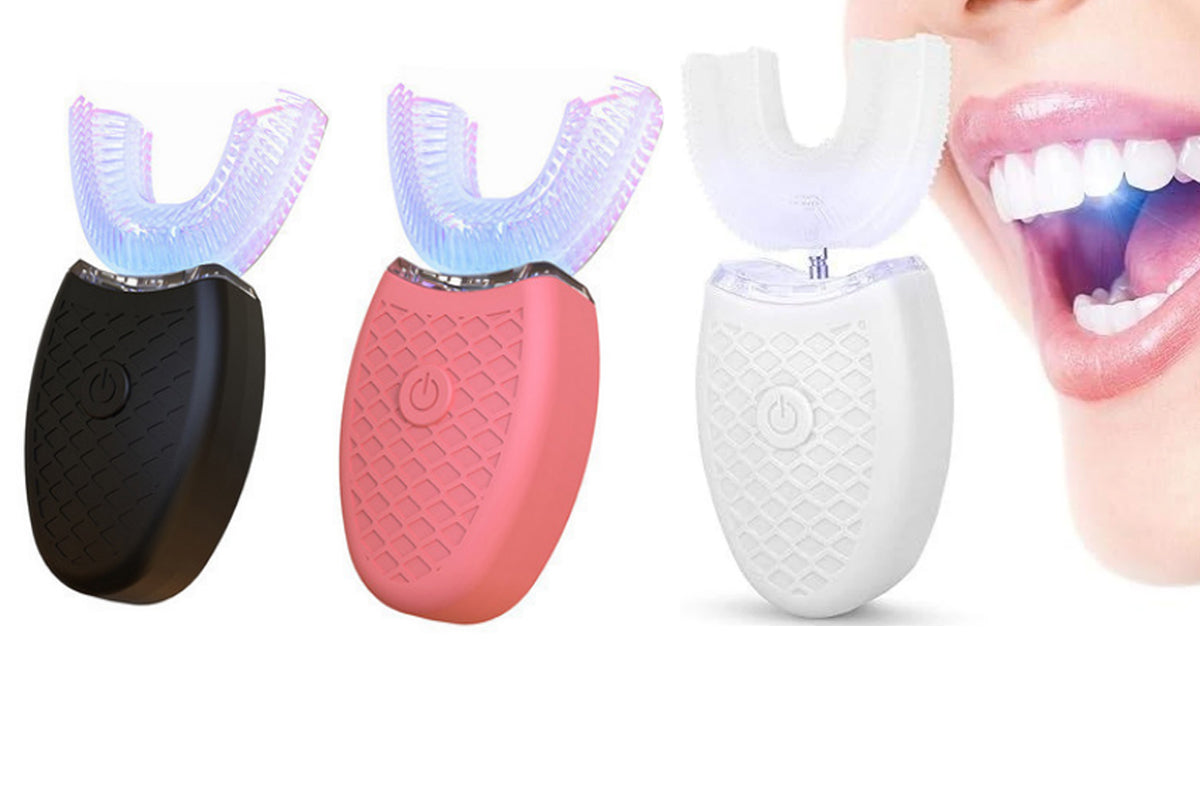Electric Ultrasonic Automatic Toothbrush for Adult Rechargeable U-Shaped Teeth Cleaning Brush