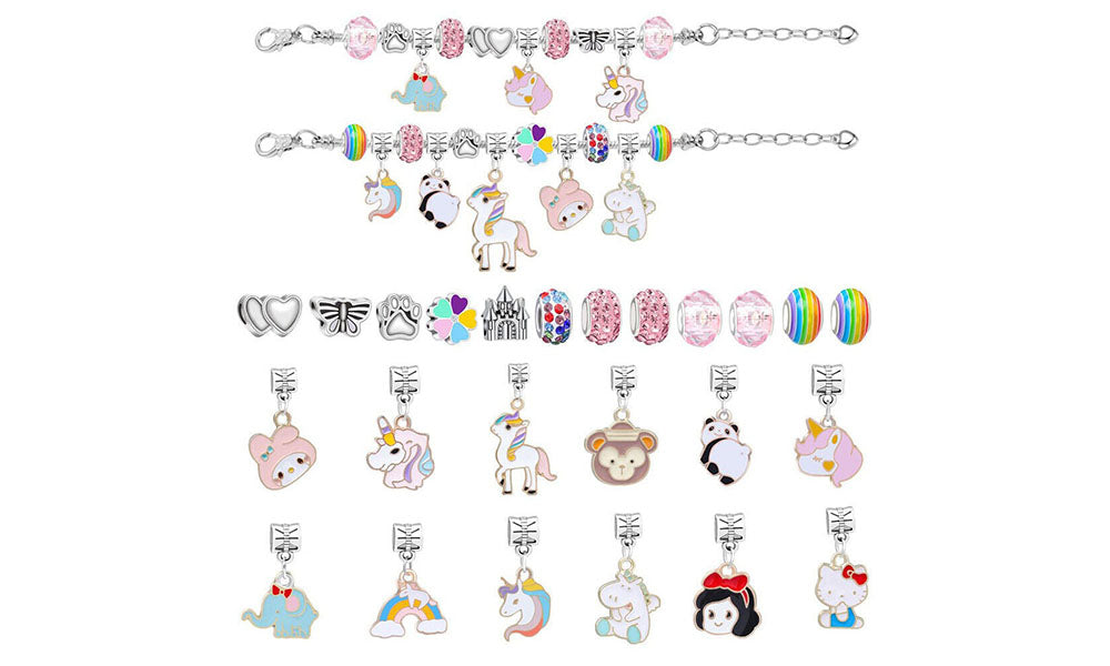 Jewellery Advent Calendar Girls Christmas  DIY Bracelet Jewellery Gift
