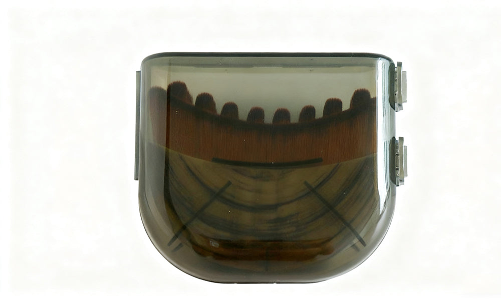 2Pcs Lymphatic Contour Face Brushes Jawline Sculpting Drainage Massage Makeup Brush for Face Chin