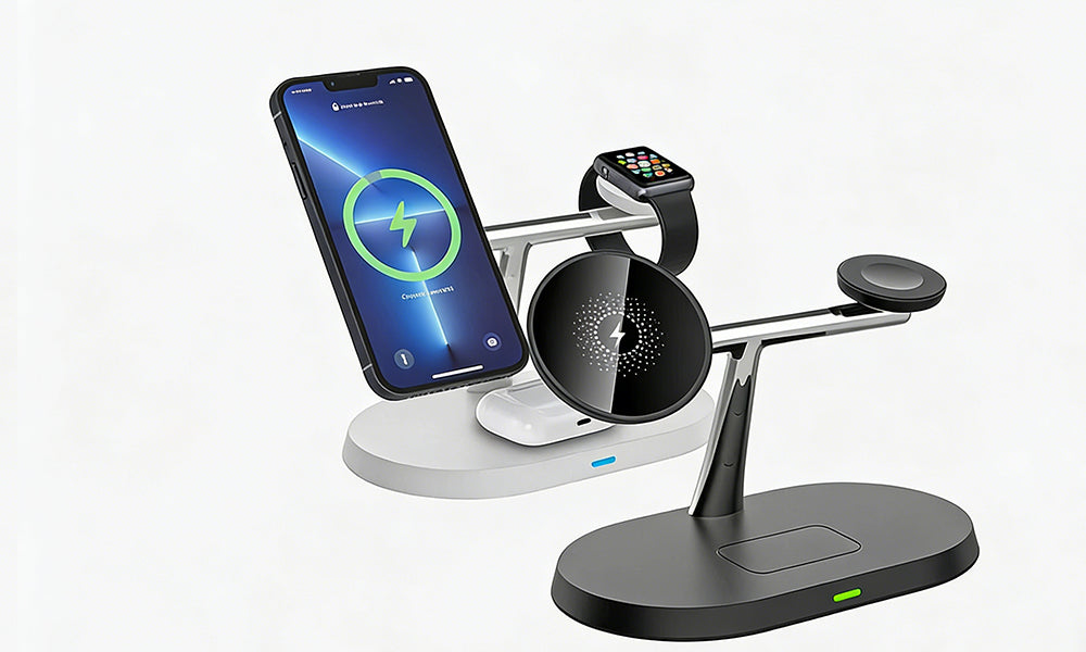 3 in 1 Magnetic Wireless Charging Station for iPhone Apple Watch and Earbuds