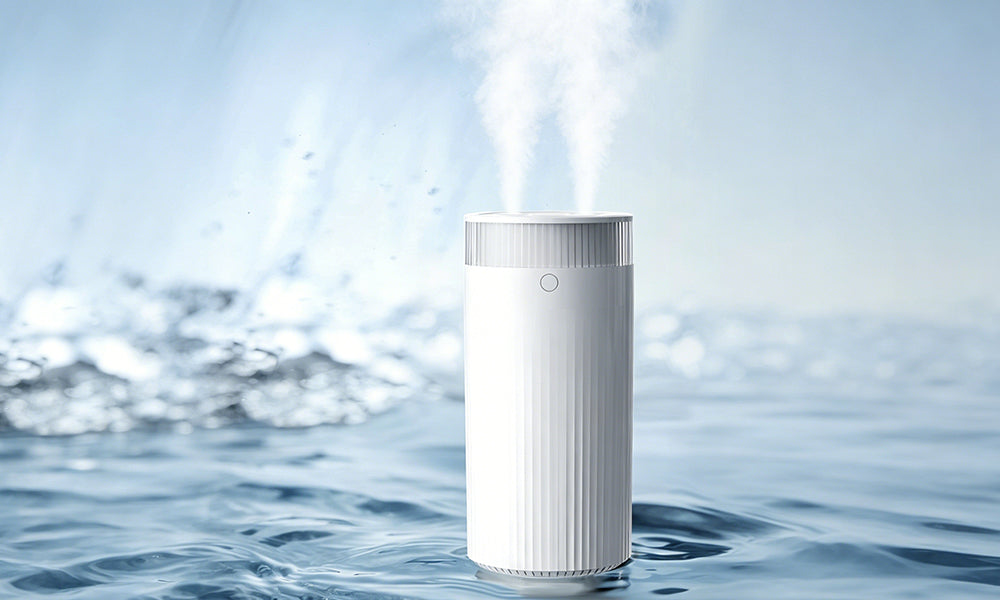 Portable Desktop Humidifier Dual Mist Humidifier with Night Light