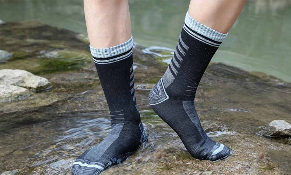 3 Layer Water Resistant Breathable Outdoor Sports Socks