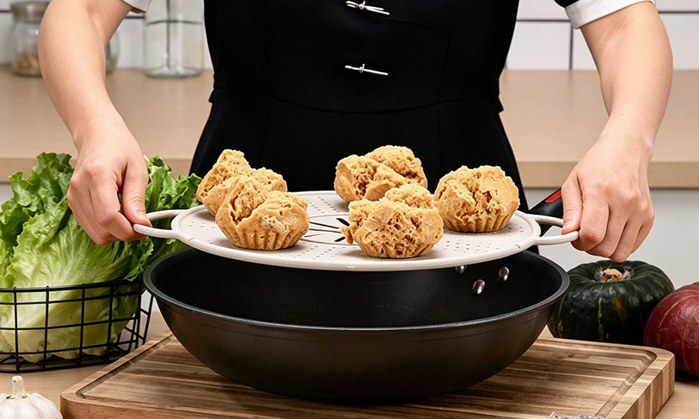 3 PCS Silicone Splatter Covers with Steam Vents for Pots and Bowls