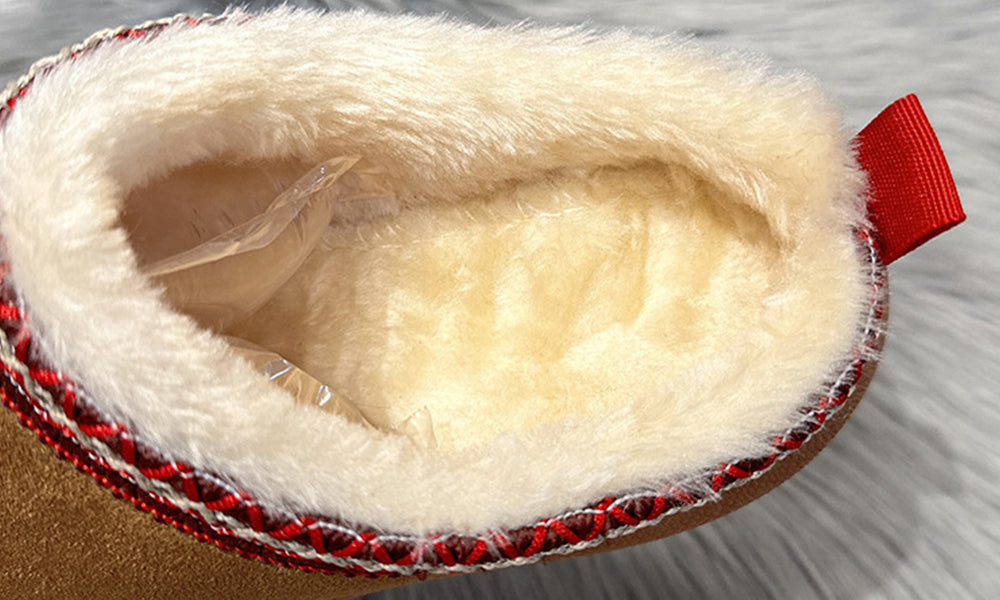 Pair of Slip On Warm Slippers for Women