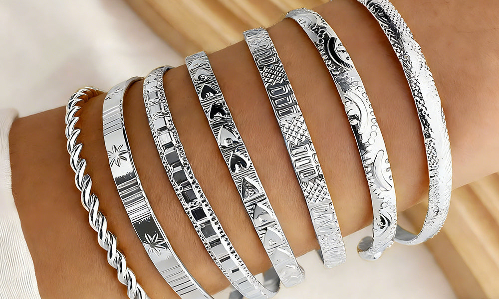 Round Bracelet Set for Men and Women Boho Fashion Jewelry