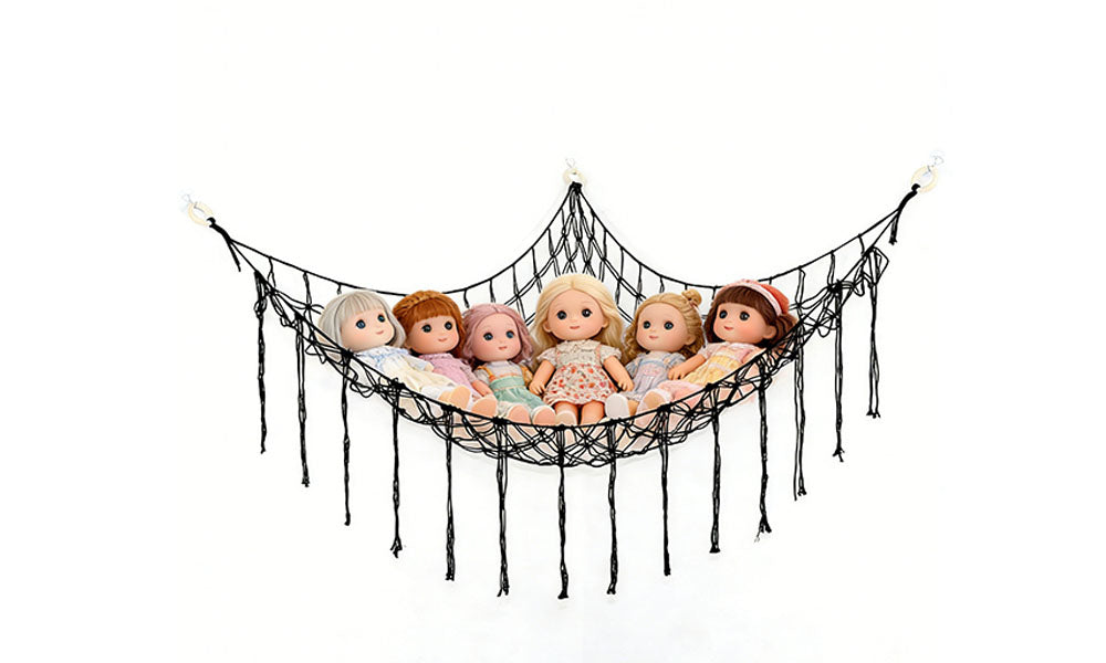 Stuffed Animal Hammock Corner Hanging Hammock for Plush Toys